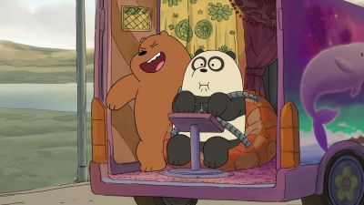 Whoo! Yeah!
Take that! - We Bare Bears: The Movie