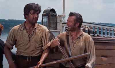 - [Whooping]
We got 'em on the run! - Davy Crockett and the River Pirates