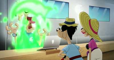 -(whooshes)
-(screaming) - Legend of the Three Caballeros