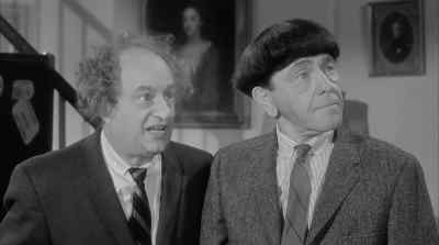 Who's going to lay out your day togs for daywear - The Three Stooges Go Around the World in a Daze
