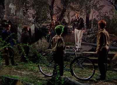 -Who's got the scissors?
-BOY: I have. - The Boy with Green Hair