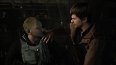 Who's in there?
Open the door. - Resident Evil: Damnation