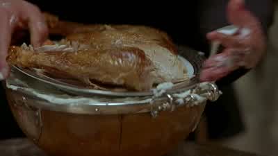 Who's ready for a wingYours or the turkey'sHa ha haI just thought that was funnyWell I know what you'd likeHow about a leg - Scary Movie 2