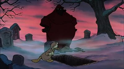 Whose lonely grave is this - Mickey's Christmas Carol