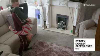 ..whose two sisters,
eight-year-old Kiera... - Stacey Dooley Sleeps Over