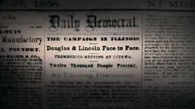 Why am I going to give you
space on a platform with me? - Abraham Lincoln