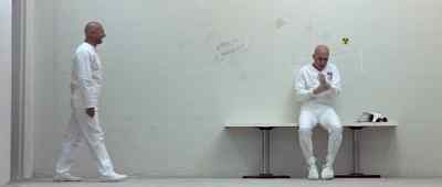 Why are you here?
You're not cleared for this area. - THX 1138