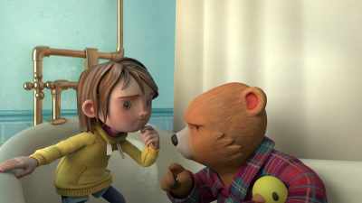 -Why are we hiding?
-[door opens] - The Adventures of Paddington
