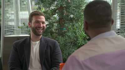 -Why are you laughing at me?
-[both laughing] - Buying Beverly Hills