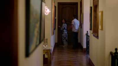 Why are you lurking
down every hallway? - Two Chefs and a Wedding Cake