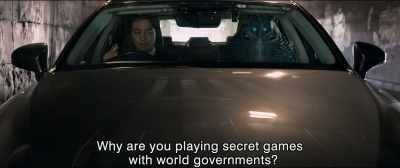 Why are you playing secret games
with world governments? - Shin Ultraman