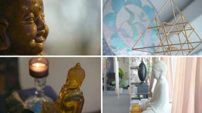 Why are there three random Buddhas
and an om symbol? - Bill Nye Saves the World