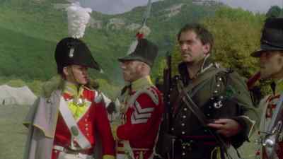 Why are these men here?
They are dressed differently. - Sharpe's Company