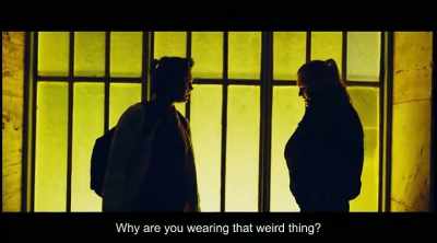 Why are you wearing that...
funny jacket on? - Tiger Girl