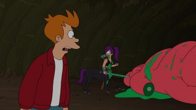 Why aren't you killing it Leela You love killing - Futurama: Bender's Game