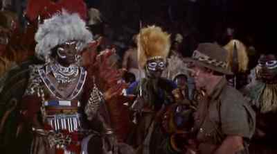 Why you bring girl here? - Tarzan and the Lost Safari