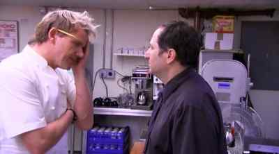 Why can't you
say something to him - Kitchen Nightmares