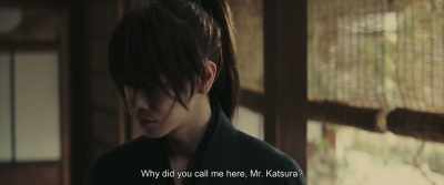 Why did you call me here, Mr. Katsura? - Rurouni Kenshin: The Beginning
