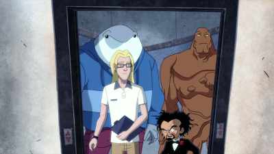 Why did you hit down
on the elevator? - Harley Quinn