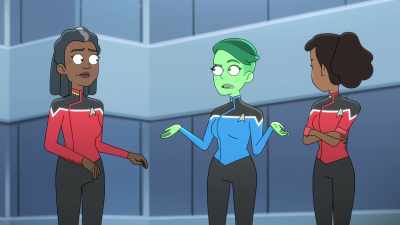 Why did you let him
hurt us with eels - Star Trek: Lower Decks