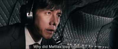 Why did Mefilas stop fighting? - Shin Ultraman