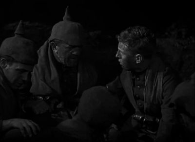 Why did you risk your life bringin' him in - All Quiet on the Western Front