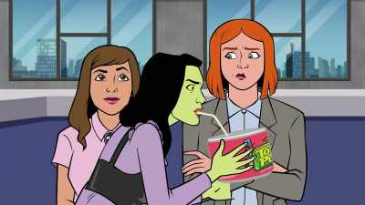 Why didn't anyone
tell me? [ slurps ] - Birdgirl