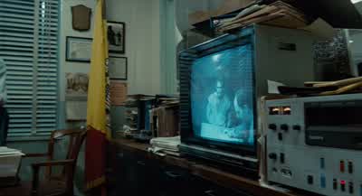 SILBERMAN Why didn't you bring any weaponsSomething more advancedDon't you have ray gunsCHUCKLES Ray guns Show me a piece of future technologyREESE You go nakedSomething about the field generated by a living organismNothing dead will go WhyI didn't build - The Terminator