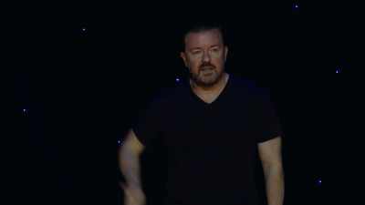 "Why didn't you smell it on the bloke - Ricky Gervais: Humanity
