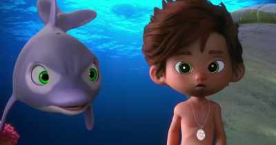 Why didn't you
tell me? (giggles) - Dolphin Boy