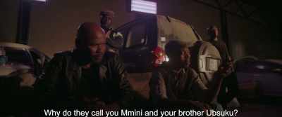 Why do they call you Mmini and your brother Ubsuku? - Gereza