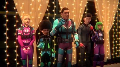 -Why do we have to wear these?
-Gary said that's what she wanted. - Fast & Furious Spy Racers