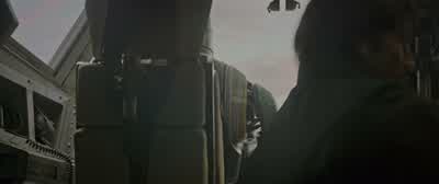 Why does she get a blaster and I don'tWhat I know how to use itThat's what I'm afraid of Give it to meWe're going to JedhaThat's a war zone - Rogue One: A Star Wars Story