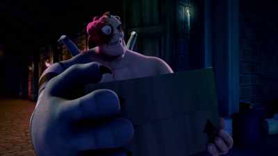Why does he have a blue lizard? - Monster Island