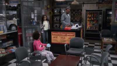 Why does your machine
give out pads and Almond Joys? - The Upshaws
