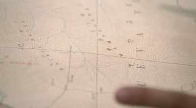 ‐ Why don't we compare
this map to satellite images? - Lost Gold of World War II
