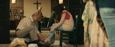 Why don't you go sit
next to that fella - Jesus Revolution