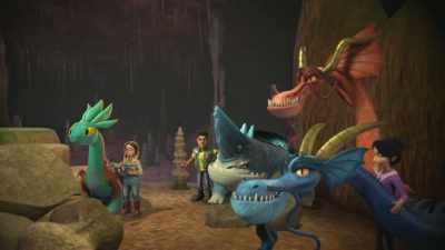 - Why don't we go with them?
- [dragons grumble] - Dragons: The Nine Realms