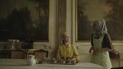 Why don't you grab a cup
and sit with me? - The Romanoffs