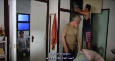 Why don't you just
tell them the truth now? - Seven Sundays