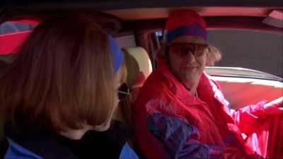 So you'll pick me up tonight at 7 45Well no I've got a few thingsto take care of firstWhy don't we make it quarter to 8 00laughs Stop itOkay 7 45 - Dumb and Dumber
