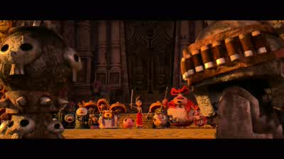 Hey Chakal why don't you pick on someone your own sizeMAN 'Cause no one's that big man - The Book of Life