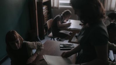 Why don't you take the erasers down to the basement and clean them? - The Queen's Gambit