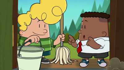 Why don't we use the stuff on the list
we already found to clean the floor? - The Epic Tales of Captain Underpants
