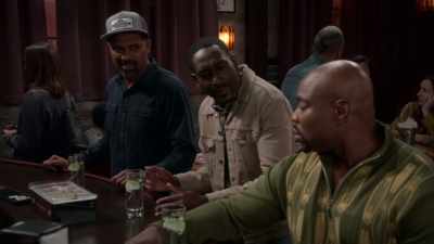 Why don't you wave the Bible over it
and turn it to wine? Go ahead. - The Upshaws