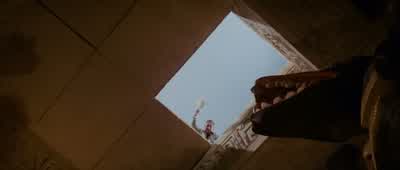HelloWhy Dr Jones whatever are you doingin such a nasty placeWhy don't you come on down here I'll show youThank you my friendbut I think we are all very comfortable up hereThat's right isn't itYes we are very comfortable up hereSo once again Joneswhat was - Indiana Jones and the Raiders of the Lost Ark