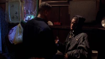Why you got that goddamn hood on your head - Menace II Society
