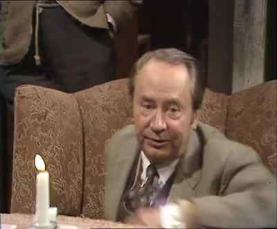Why is he wet all down
his front, I wonder? - Last of the Summer Wine