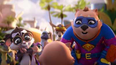 Why, hello there,
young crime fighter. - Combat Wombat