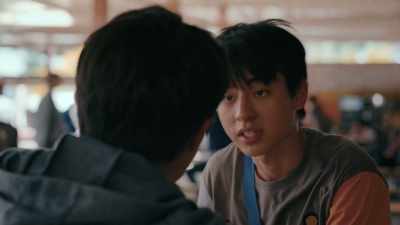 - Why? He's being disrespectful.
- Yeah. Yes, but everybody's staring at us. - American Born Chinese